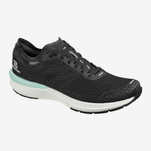 Black Salomon Sonic 3 Accelerate Running Shoes | UTGM-29360